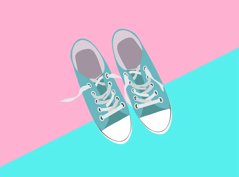 Crake’s low top white laced canvas shoes with custom prints