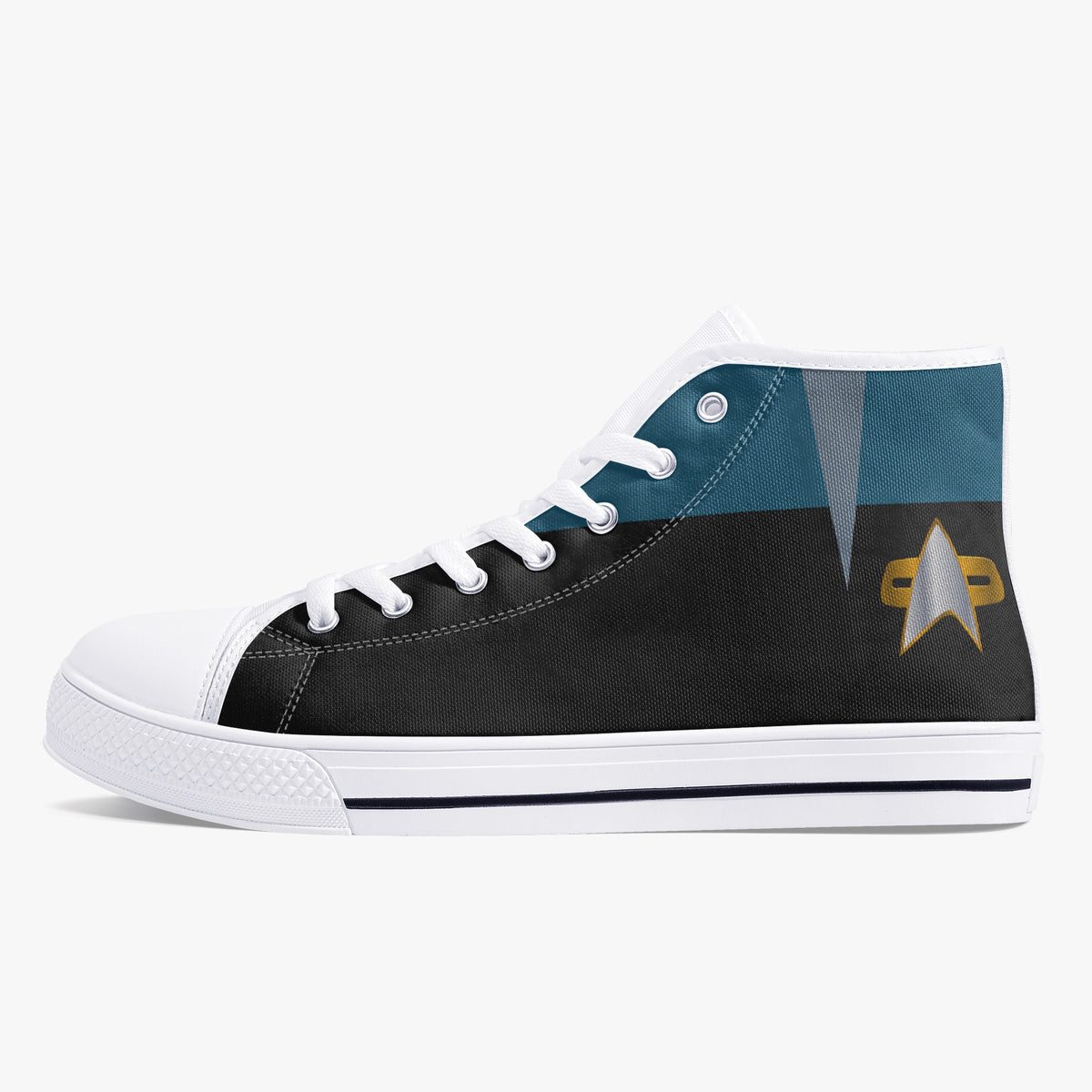 Crake High Top The Locker laced custom prints canvas shoes