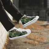Crake High Top Camo laced custom prints canvas shoes at RM MYR289