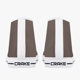 Crake High Top Cocoa laced high top plain color canvas shoes at RM MYR289