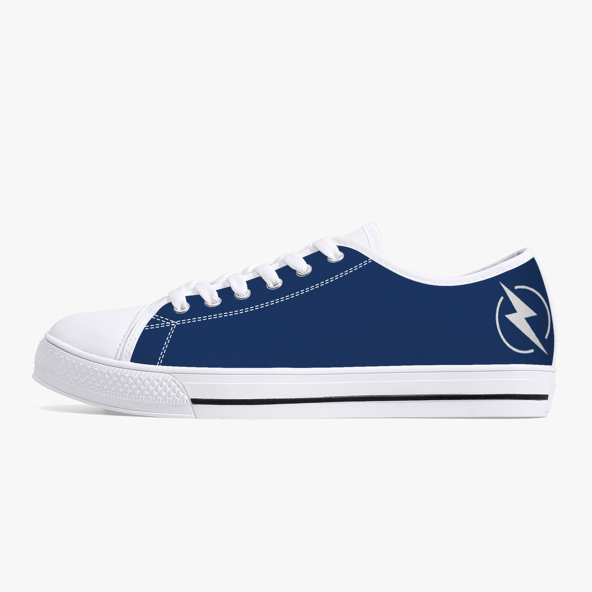 Crake Low Top Bolt laced custom prints canvas shoes