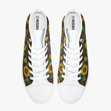 Crake High Top Sunflowers laced custom prints canvas shoes at RM MYR289