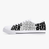 Crake Low Top Never Belle laced custom prints canvas shoes at RM MYR289