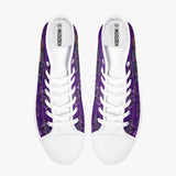Crake High Top Purple Rose laced custom prints canvas shoes at RM MYR289