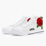 Crake High Top Amya Rose laced custom prints canvas shoes at RM MYR289