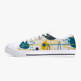 Crake Low Top Ego laced custom prints canvas shoes at RM MYR289