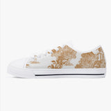 Crake Low Top Coconut Tree Scenery laced custom prints canvas shoes at RM MYR289