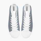 Crake High Top Grey laced high top plain color canvas shoes at RM MYR289