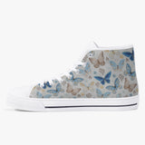 Crake High Top Butterflies laced custom prints canvas shoes at RM MYR289