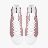 Crake High Top Pink Smilley laced custom prints canvas shoes at RM MYR289