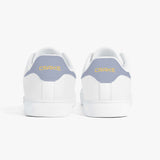 Crake Frida - Grey laced minimalist unisex white sneakers at RM MYR289
