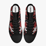 Crake High Top Red Guitar laced custom prints canvas shoes at RM MYR289