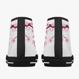 Crake High Top Sakura Tree Grey laced custom prints canvas shoes at RM MYR289