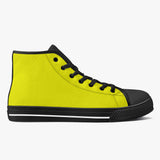 Crake High Top Lemon laced high top plain color canvas shoes at RM MYR289