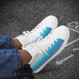 Crake High Top Sky and Sea laced custom prints canvas shoes at RM MYR289
