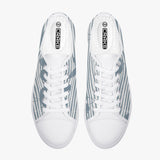 Crake Low Top The Curtain laced custom prints canvas shoes at RM MYR289