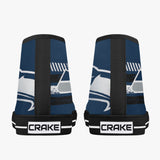 Crake High Top Bald Eagle laced custom prints canvas shoes at RM MYR289