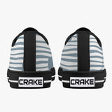 Crake Low Top The Curtain laced custom prints canvas shoes at RM MYR289