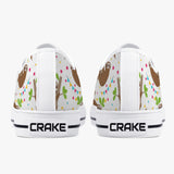 Crake Low Top Sloths laced custom prints canvas shoes at RM MYR289