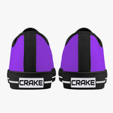 Crake Low Top Purple laced low top plain color canvas shoes at RM MYR289