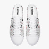 Crake Low Top Smiley Cats laced custom prints canvas shoes at RM MYR289