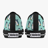 Crake Low Top Penguins laced custom prints canvas shoes at RM MYR289