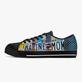 Crake Low Top Marine Mom laced custom prints canvas shoes at RM MYR289