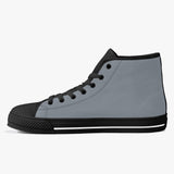 Crake High Top Grey laced high top plain color canvas shoes at RM MYR289