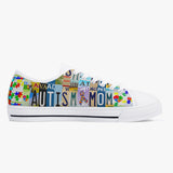 Crake Low Top Autism Mom laced custom prints canvas shoes at RM MYR289