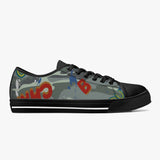 Crake Low Top Gradual laced custom prints canvas shoes at RM MYR289