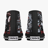 Crake High Top The Beast laced custom prints canvas shoes at RM MYR289