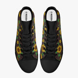 Crake High Top Sunflowers laced custom prints canvas shoes at RM MYR289