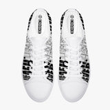 Crake Low Top Never Belle laced custom prints canvas shoes at RM MYR289