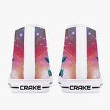 Crake High Top Single Eyed Sunflower laced custom prints canvas shoes at RM MYR289