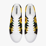 Crake Low Top Sunflowers laced custom prints canvas shoes at RM MYR289
