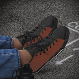 Crake High Top Brunette laced high top plain color canvas shoes at RM MYR289