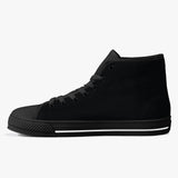 Crake High Top Black laced high top plain color canvas shoes at RM MYR289