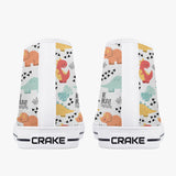 Crake High Top Be Brave laced custom prints canvas shoes at RM MYR289