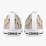 Crake Low Top Rabbits and Carrots laced custom prints canvas shoes at RM MYR289