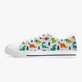 Crake Low Top Dinasaurs laced custom prints canvas shoes at RM MYR289