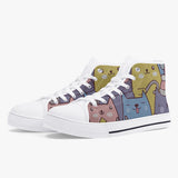 Crake High Top Doo Doo Cats laced custom prints canvas shoes at RM MYR289