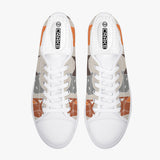 Crake Low Top Polygon Cats laced custom prints canvas shoes at RM MYR289