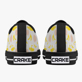 Crake Low Top Bananas laced custom prints canvas shoes at RM MYR289