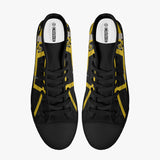 Crake High Top Yellow Guitar laced custom prints canvas shoes at RM MYR289