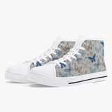 Crake High Top Butterflies laced custom prints canvas shoes at RM MYR289