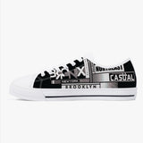 Crake Low Top Bronx and Brooklyn laced custom prints canvas shoes at RM MYR289