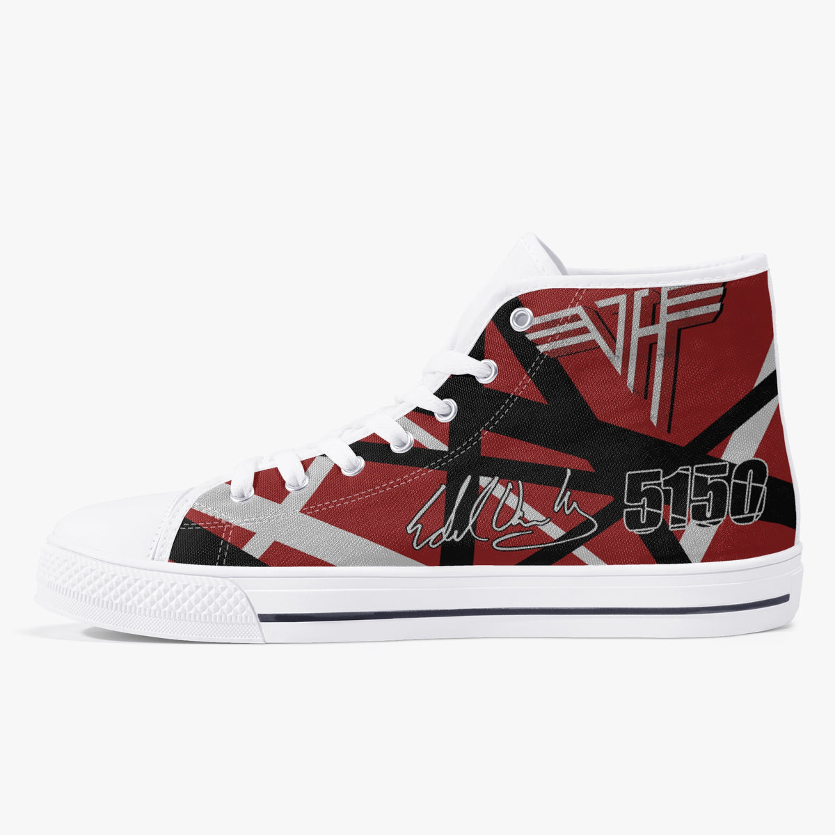 Crake High Top The 5150 laced custom prints canvas shoes