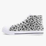Crake High Top Black Spotted laced custom prints canvas shoes at RM MYR289