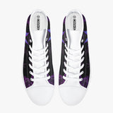 Crake High Top Purple Maple Leaf laced custom prints canvas shoes at RM MYR289
