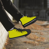 Crake High Top Lemon laced high top plain color canvas shoes at RM MYR289